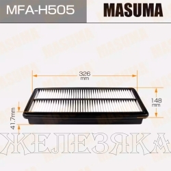 Фильтр воздушный (элемент) HONDA Accord 3.0i 03>,Legend 07> MASUMA